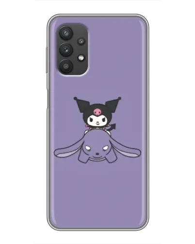 Чехол для Samsung Galaxy A32 (5G) с картинкой «Kuromi на лиловом фоне» Чехол для Samsung Galaxy A32 (5G) с картинкой «Kuromi на лиловом фоне»