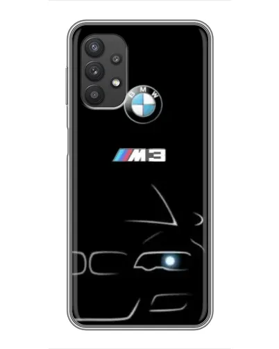 Чехол для Samsung Galaxy A32 (5G) с картинкой «Минималистичный принт BMW M3»