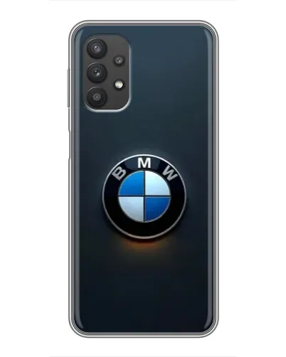 Чехол для Samsung Galaxy A32 (5G) с картинкой «Логотип BMW — минимализм»