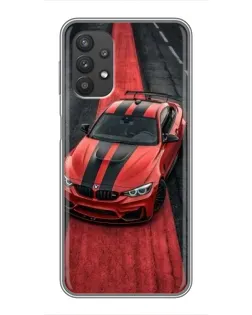 Чехол для Samsung Galaxy A32 (5G) с картинкой «BMW на красной дорожке»