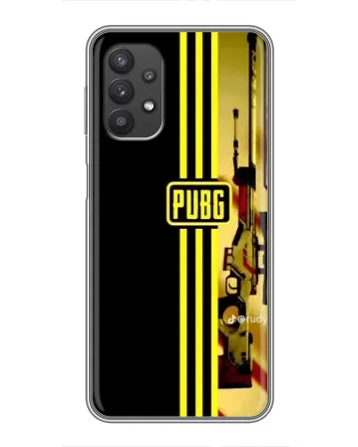 Чехол для Samsung Galaxy A32 (5G) с картинкой «PUBG — камуфляжный шлем»
