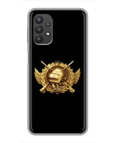 Чехол для Samsung Galaxy A32 (5G) с картинкой «PUBG — оранжевый градиент»