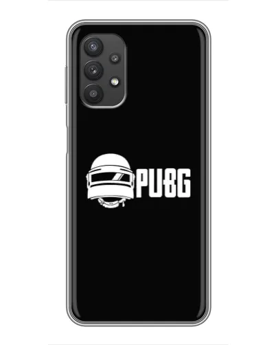 Чехол для Samsung Galaxy A32 (5G) с картинкой «PUBG — классический лого»