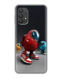 Чехол для Samsung Galaxy A32 (5G) с картинкой «Among Us — 3D стиль»