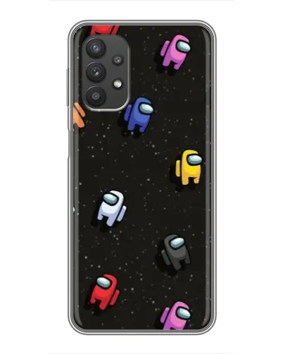 Чехол для Samsung Galaxy A32 (5G) с картинкой «Космический паттерн Among Us»