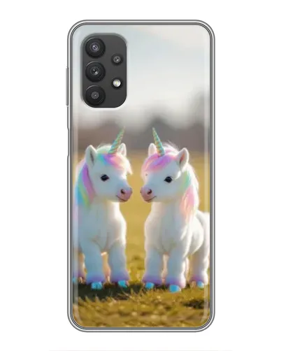 Чехол для Samsung Galaxy A32 (5G) с картинкой «Пара единорогов» Чехол для Samsung Galaxy A32 (5G) с картинкой «Пара единорогов»
