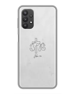 Чехол для Samsung Galaxy A32 (5G) с картинкой «Иоанна 3:16 Крест» Чехол для Samsung Galaxy A32 (5G) с картинкой «Иоанна 3:16 Крест»