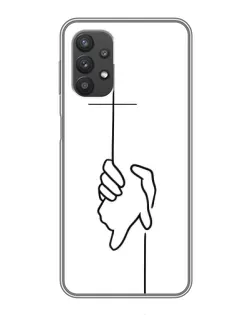 Чехол для Samsung Galaxy A32 (5G) с картинкой «Рука держит» Чехол для Samsung Galaxy A32 (5G) с картинкой «Рука держит»