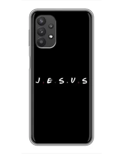 Чехол для Samsung Galaxy A32 (5G) с картинкой «Точки веры J.E.S.U.S.»