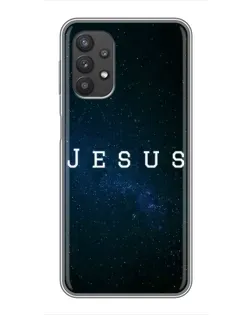 Чехол для Samsung Galaxy A32 (5G) с картинкой «Звездное небо Jesus»