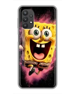 Чехол для Samsung Galaxy A32 (5G) с картинкой «Взрывной Спанч Боб»