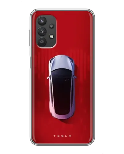 Чехол для Samsung Galaxy A32 (5G) с картинкой «Tesla Top View»