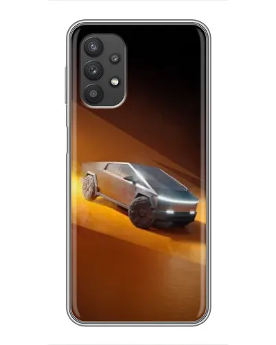 Чехол для Samsung Galaxy A32 (5G) с картинкой «Cybertruck в пустыне»