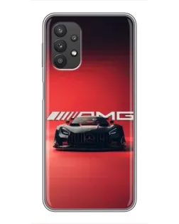 Чехол для Samsung Galaxy A32 (5G) с картинкой «Mercedes AMG — красная линия»