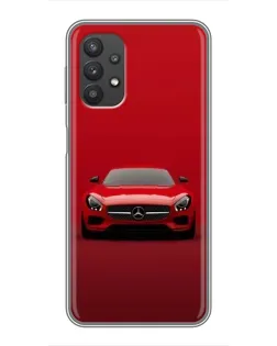 Чехол для Samsung Galaxy A32 (5G) с картинкой «Красный Mercedes AMG»