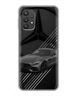 Чехол для Samsung Galaxy A32 (5G) с картинкой «Mercedes AMG — графика»