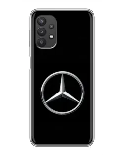 Чехол для Samsung Galaxy A32 (5G) с картинкой «Mercedes классический лого»