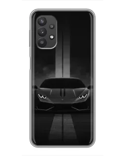 Чехол для Samsung Galaxy A32 (5G) с картинкой «Lamborghini симметрия дорог»