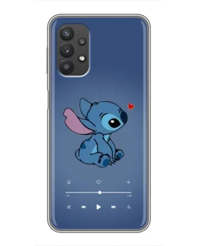 Чехол для Samsung Galaxy A32 (5G) с картинкой «Музыкальный Stitch»