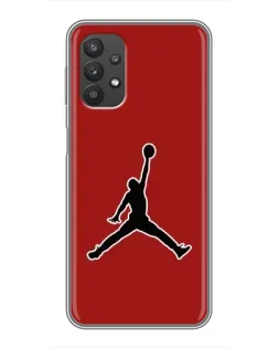 Чехол для Samsung Galaxy A32 с картинкой «Jordan Red Back»
