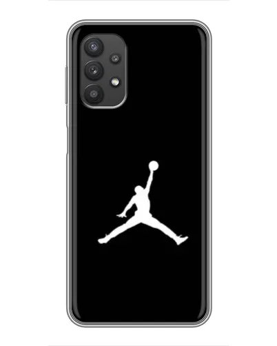 Чехол для Samsung Galaxy A32 с картинкой «Jordan Silhouette»