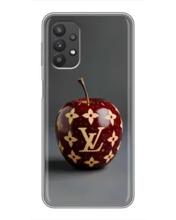 Чехол для Samsung Galaxy A32 с картинкой «Красное яблоко LV»