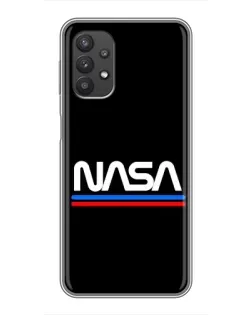 Чехол для Samsung Galaxy A32 с картинкой «NASA — классика Red Blue» Чехол для Samsung Galaxy A32 с картинкой «NASA — классика Red Blue»
