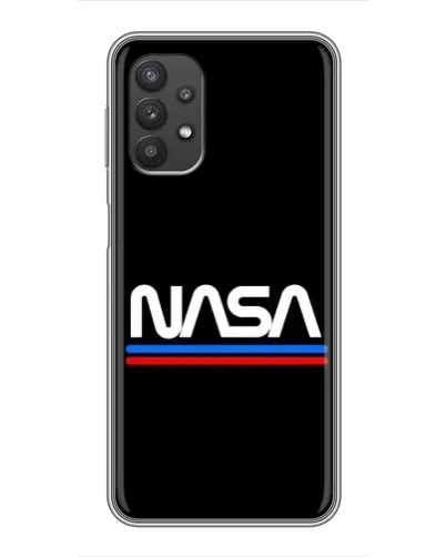 Чехол для Samsung Galaxy A32 с картинкой «NASA — классика Red Blue»