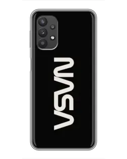 Чехол для Samsung Galaxy A32 с картинкой «NASA — вертикальный логотип» Чехол для Samsung Galaxy A32 с картинкой «NASA — вертикальный логотип»