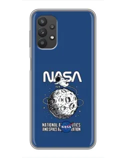 Чехол для Samsung Galaxy A32 с картинкой «NASA — лунная миссия» Чехол для Samsung Galaxy A32 с картинкой «NASA — лунная миссия»