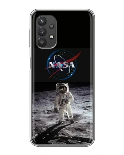 Чехол для Samsung Galaxy A32 с картинкой «Астронавт на Луне»