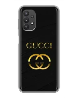 Чехол для Samsung Galaxy A32 с картинкой «Золотой логотип Gucci»