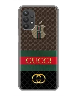 Чехол для Samsung Galaxy A32 с картинкой «Gucci — брендированный десерт»