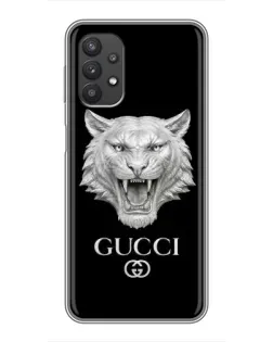 Чехол для Samsung Galaxy A32 с картинкой «Gucci — серебряный лев» Чехол для Samsung Galaxy A32 с картинкой «Gucci — серебряный лев»