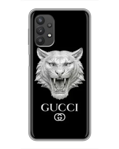 Чехол для Samsung Galaxy A32 с картинкой «Gucci — серебряный лев» Чехол для Samsung Galaxy A32 с картинкой «Gucci — серебряный лев»