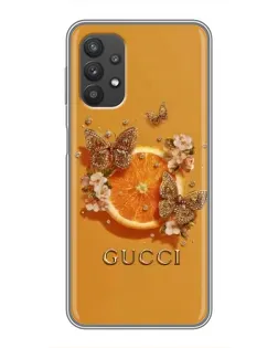 Чехол для Samsung Galaxy A32 с картинкой «Gucci — золотые бабочки» Чехол для Samsung Galaxy A32 с картинкой «Gucci — золотые бабочки»