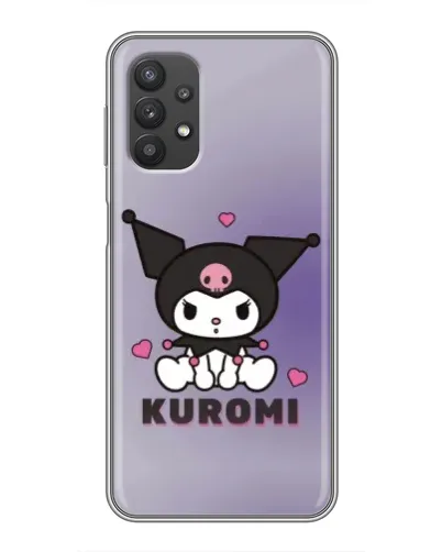 Чехол для Samsung Galaxy A32 с картинкой «Kuromi — фиолетовый арт»