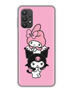 Чехол для Samsung Galaxy A32 с картинкой «My Melody и Kuromi» Чехол для Samsung Galaxy A32 с картинкой «My Melody и Kuromi»