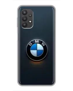 Чехол для Samsung Galaxy A32 с картинкой «Логотип BMW — минимализм» Чехол для Samsung Galaxy A32 с картинкой «Логотип BMW — минимализм»