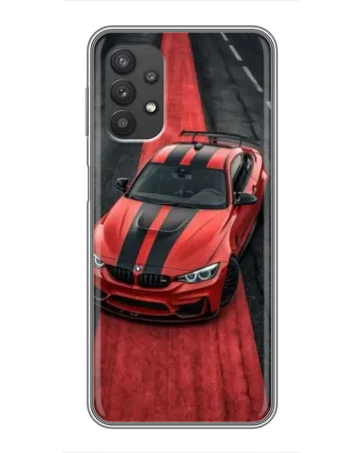 Чехол для Samsung Galaxy A32 с картинкой «BMW на красной дорожке»