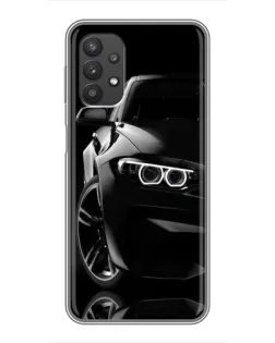 Чехол для Samsung Galaxy A32 с картинкой «Черная BMW — профиль» Чехол для Samsung Galaxy A32 с картинкой «Черная BMW — профиль»