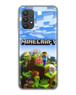 Чехол для Samsung Galaxy A32 с картинкой «Minecraft классический мир» Чехол для Samsung Galaxy A32 с картинкой «Minecraft классический мир»