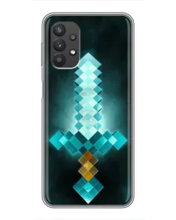 Чехол для Samsung Galaxy A32 с картинкой «Алмазный меч неон» Чехол для Samsung Galaxy A32 с картинкой «Алмазный меч неон»