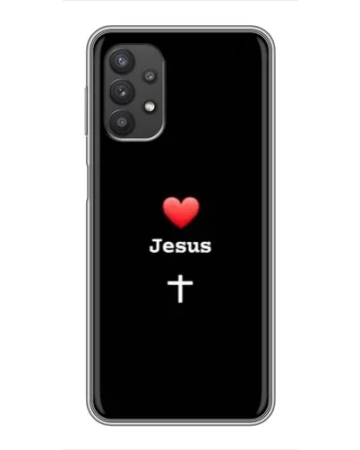 Чехол для Samsung Galaxy A32 с картинкой «Сердце - Jesus» Чехол для Samsung Galaxy A32 с картинкой «Сердце - Jesus»