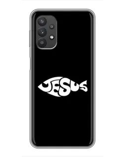 Чехол для Samsung Galaxy A32 с картинкой «Рыба Jesus» Чехол для Samsung Galaxy A32 с картинкой «Рыба Jesus»