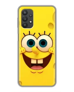 Чехол для Samsung Galaxy A32 с картинкой «Губка Боб улыбка»