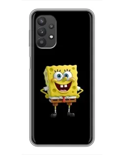 Чехол для Samsung Galaxy A32 с картинкой «Классический Губка Боб»
