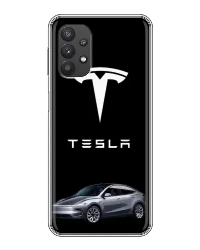 Чехол для Samsung Galaxy A32 с картинкой «Tesla Model Y»
