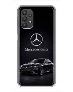 Чехол для Samsung Galaxy A32 с картинкой «Mercedes — решетка радиатора»