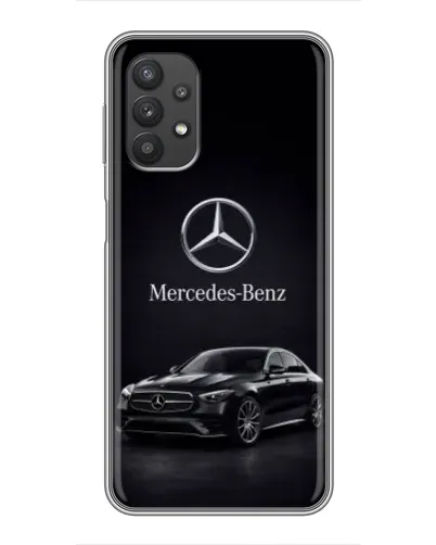 Чехол для Samsung Galaxy A32 с картинкой «Mercedes — решетка радиатора»